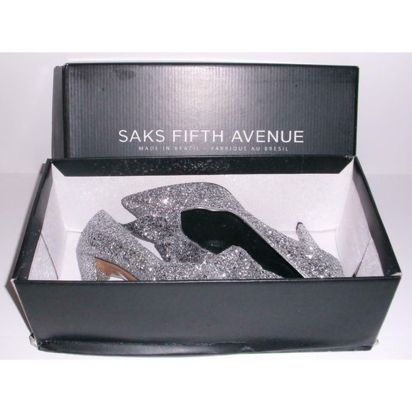 Isabel Marant Poetty Silver Glitter Bow Pumps 36 - Picture 9 of 10